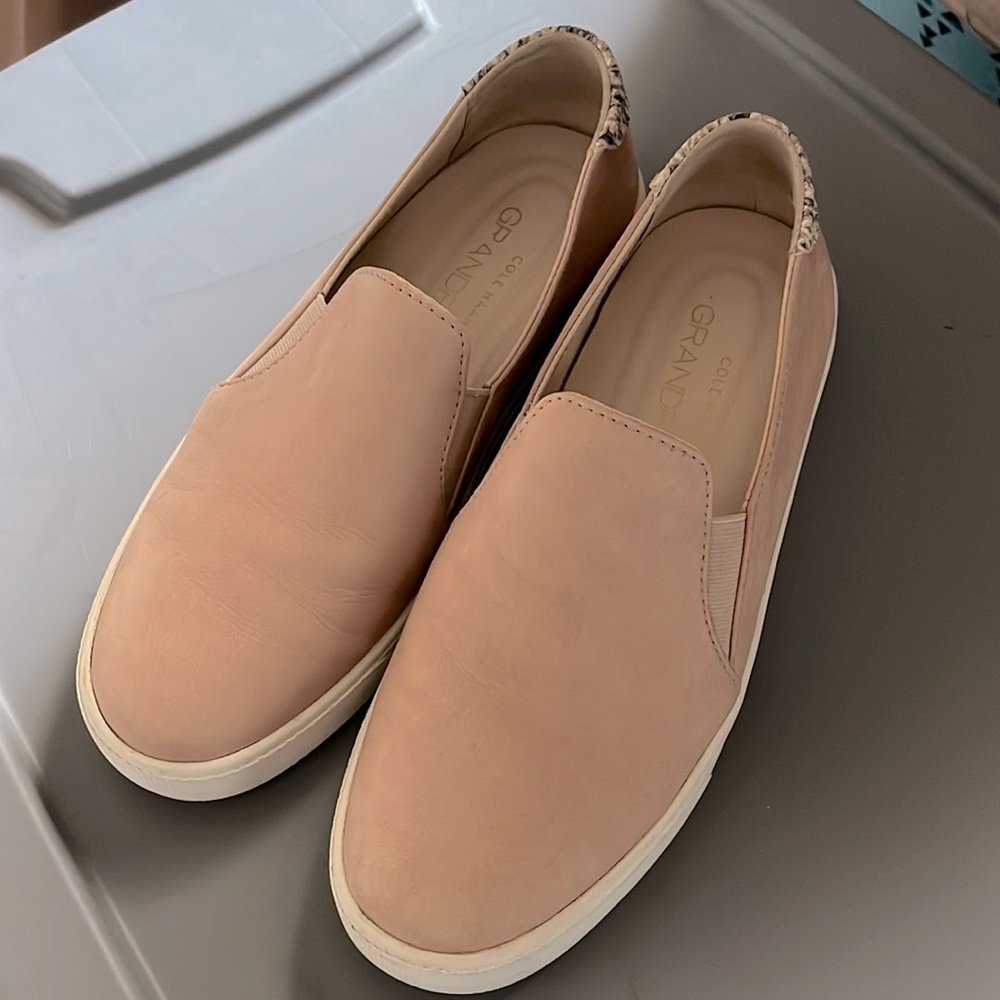 Cole Haan Rose Pink slip ons